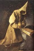 Meditation of St Francis ZURBARAN  Francisco de